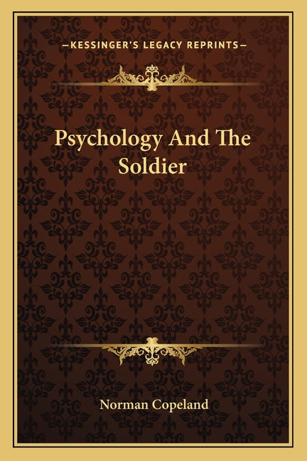 Psychology And The Soldier