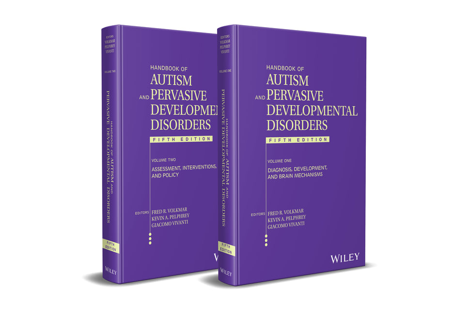 Handbook of Autism and Pervasive Developmental Disorders, 2 Volume Set