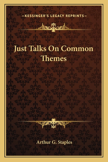 Just Talks On Common Themes
