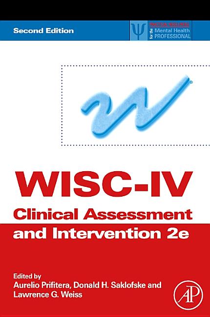 Wisc-IV Clinical Assessment and Intervention