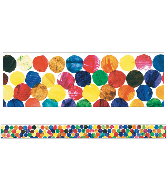 The Very Hungry Caterpillar(tm) Dots Straight Bulletin Board Borders (Borders- Eric Carle)