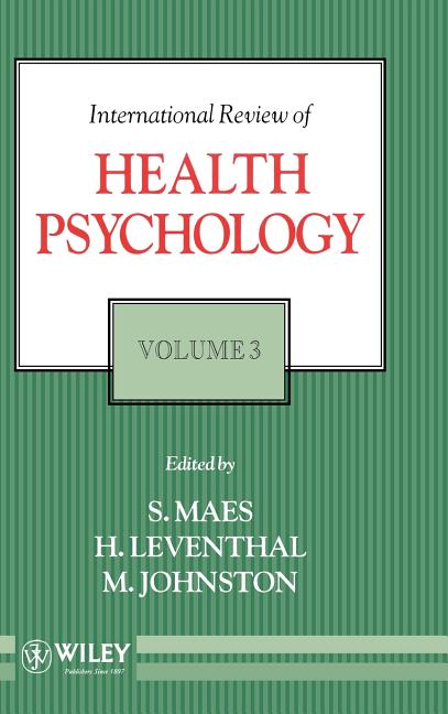 International Review of Health Psychology (Volume 3)