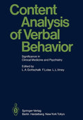 Content Analysis of Verbal Behavior: Significance in Clinical Medicine and Psychiatry