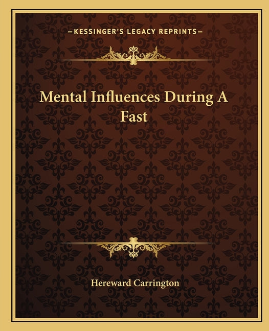 Mental Influences During A Fast