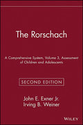 The Rorschach, Assessment of Children and Adolescents (Volume 3)