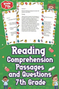 Reading Comprehension Passages and Questions 7th Grade: Unlock Your Child's Potential with Engaging 7th Grade Reading Passages & Questions! Dive into