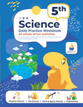 5th Grade Science: Daily Practice Workbook 20 Weeks of Fun Activities (Physical, Life, Earth and Space Science, Engineering Video Explanations Include