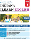 ILEARN Test Prep: Grade 7 English Language Arts Literacy (ELA) Practice Workbook and Full-length Online Assessments: Indiana Learning Evaluation Asses