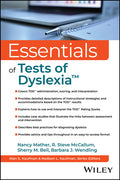 Essentials of Tests of Dyslexia�