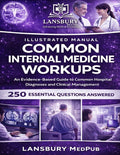 Common Internal Medicine Workups - Illustrated Manual: An Evidence-Based Guide to Common Hospital Diagnoses and Clinical Management 250 Essential Ques