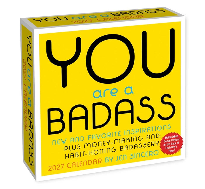 You Are a Badass 2027 Day-To-Day Calendar