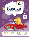 4th Grade Science: Daily Practice Workbook 20 Weeks of Fun Activities (Physical, Life, Earth and Space Science, Engineering Video Explanations Include