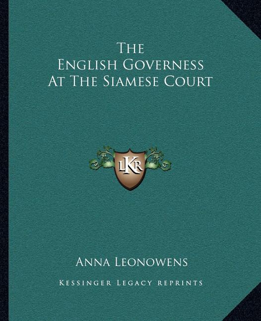 The English Governess At The Siamese Court