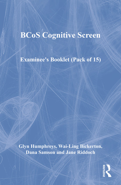 Bcos Cognitive Screen: Examinee's Booklet (Pack of 15)