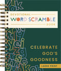 Celebrate God's Goodness: Devotional Word Scramble Book (70 Daily Devotions and Word Scrambles to Refresh Your Spirit) - The Perfect Gift for Christia