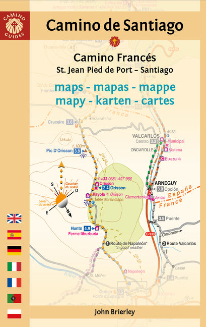Camino de Santiago Maps (Camino Francés): St. Jean Pied de Port - Santiago de Compostela (2024)