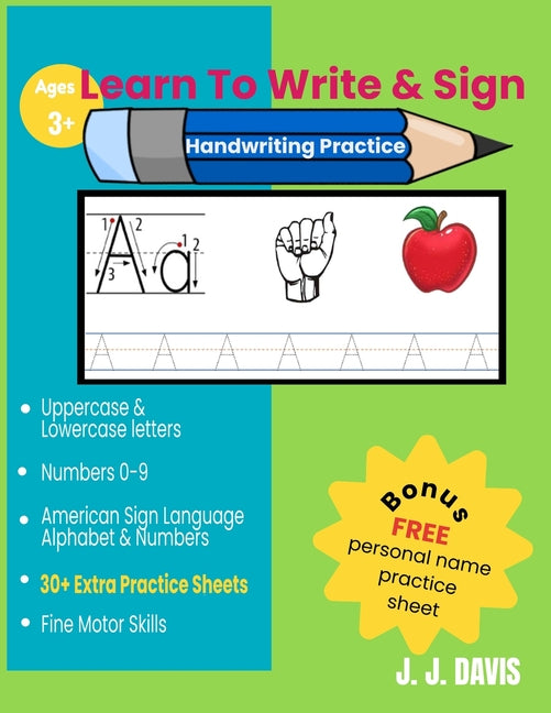 Learn To Write & Sign: Handwriting Practice