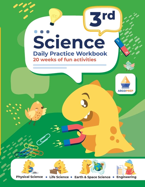 2nd Grade Science: Daily Practice Workbook 20 Weeks of Fun Activities (Physical, Life, Earth and Space Science, Engineering Video Explanations Include