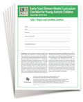 Early Start Denver Model Curriculum Checklist for Infants and Young Autistic Children (Second Edition, Set of 15 Checklists, Each a 16-Page Two-Color