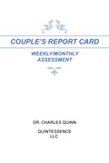 Couple's Report Card Weekly/Monthly Assessment