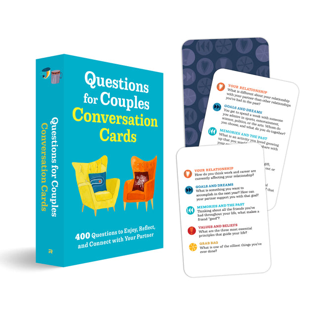 Questions for Couples Conversation Cards: 400 Questions to Enjoy, Reflect, and Connect with Your Partner